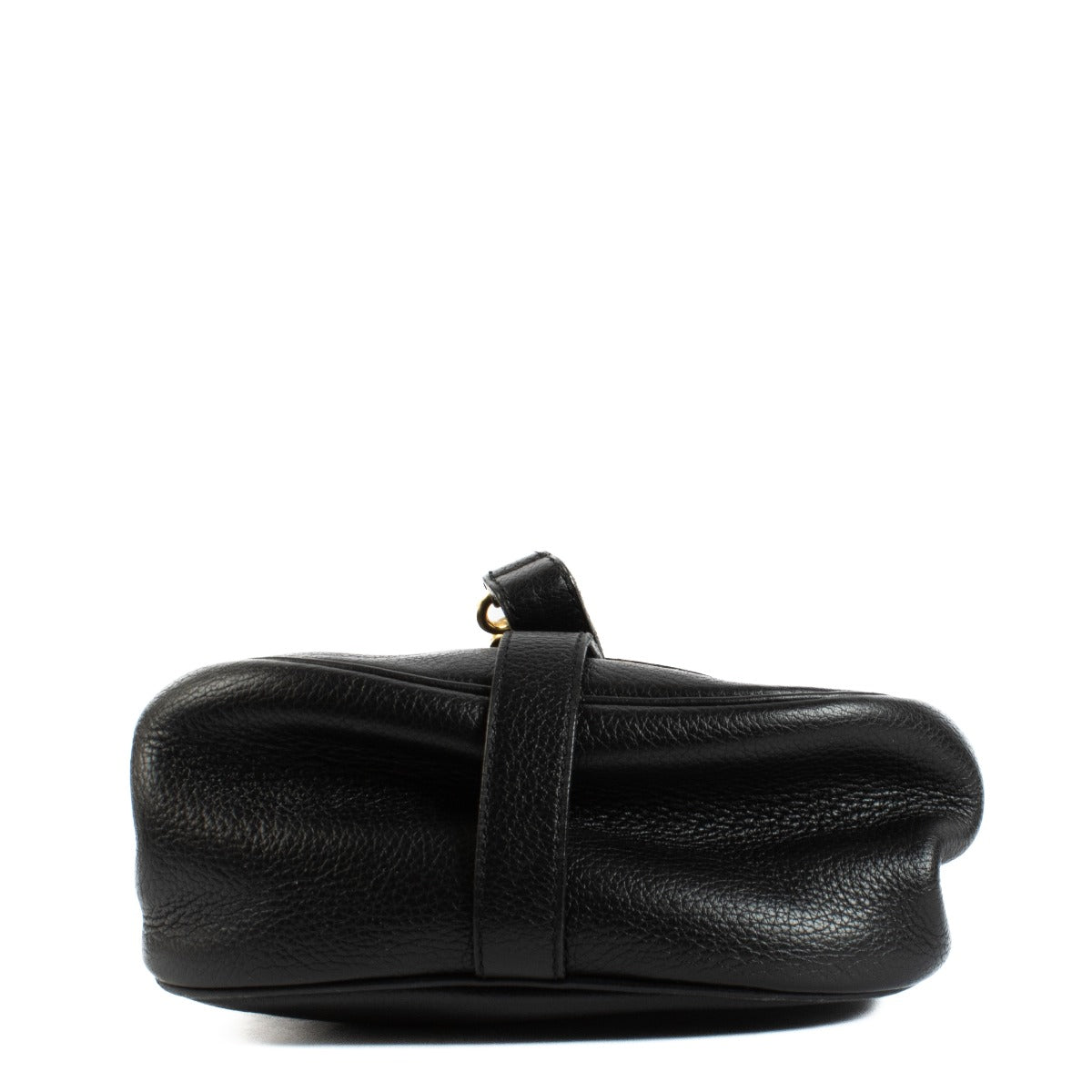 Shop safe online at Labellov in Antwerp, Brussels and Knokke this 100% authentic second hand Delvaux Black Cerceau Mini Crossbody Bag