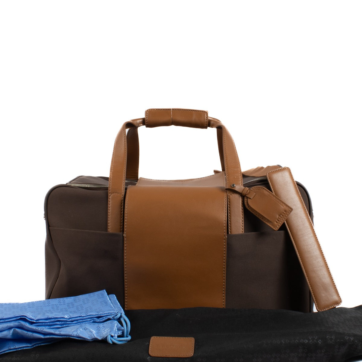 Shop 100% authentic secondhand Delvaux Brown Weekender Travel Bag on Labellov.com
