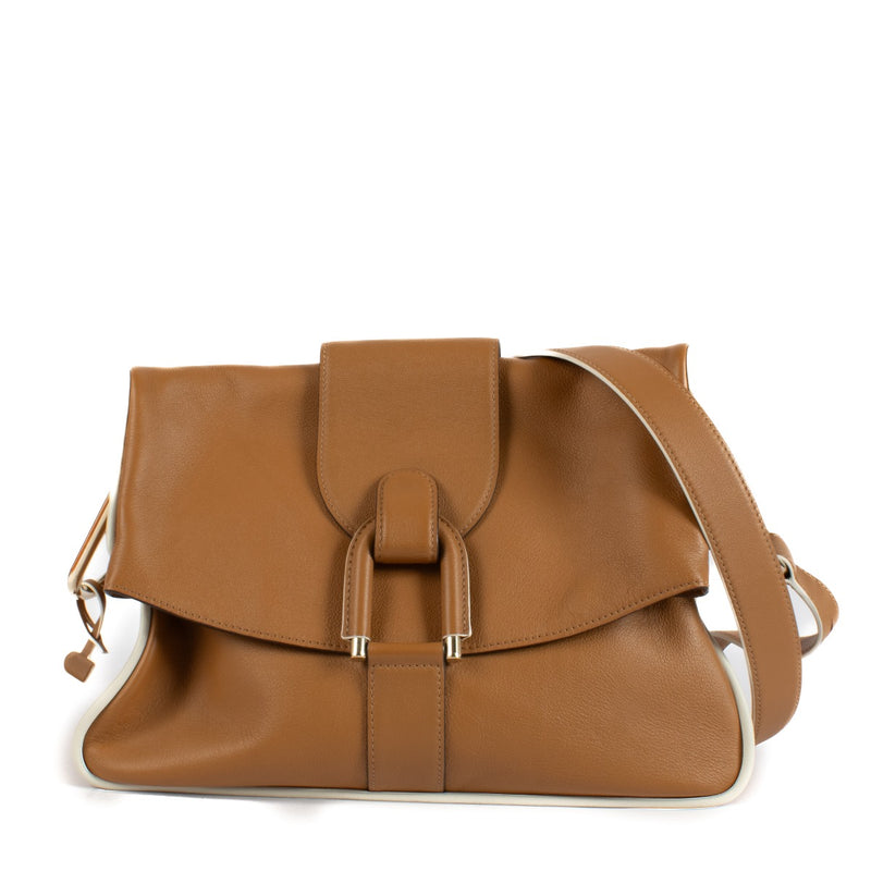 Delvaux Vegetal/Ivory Givry Borderline Bag