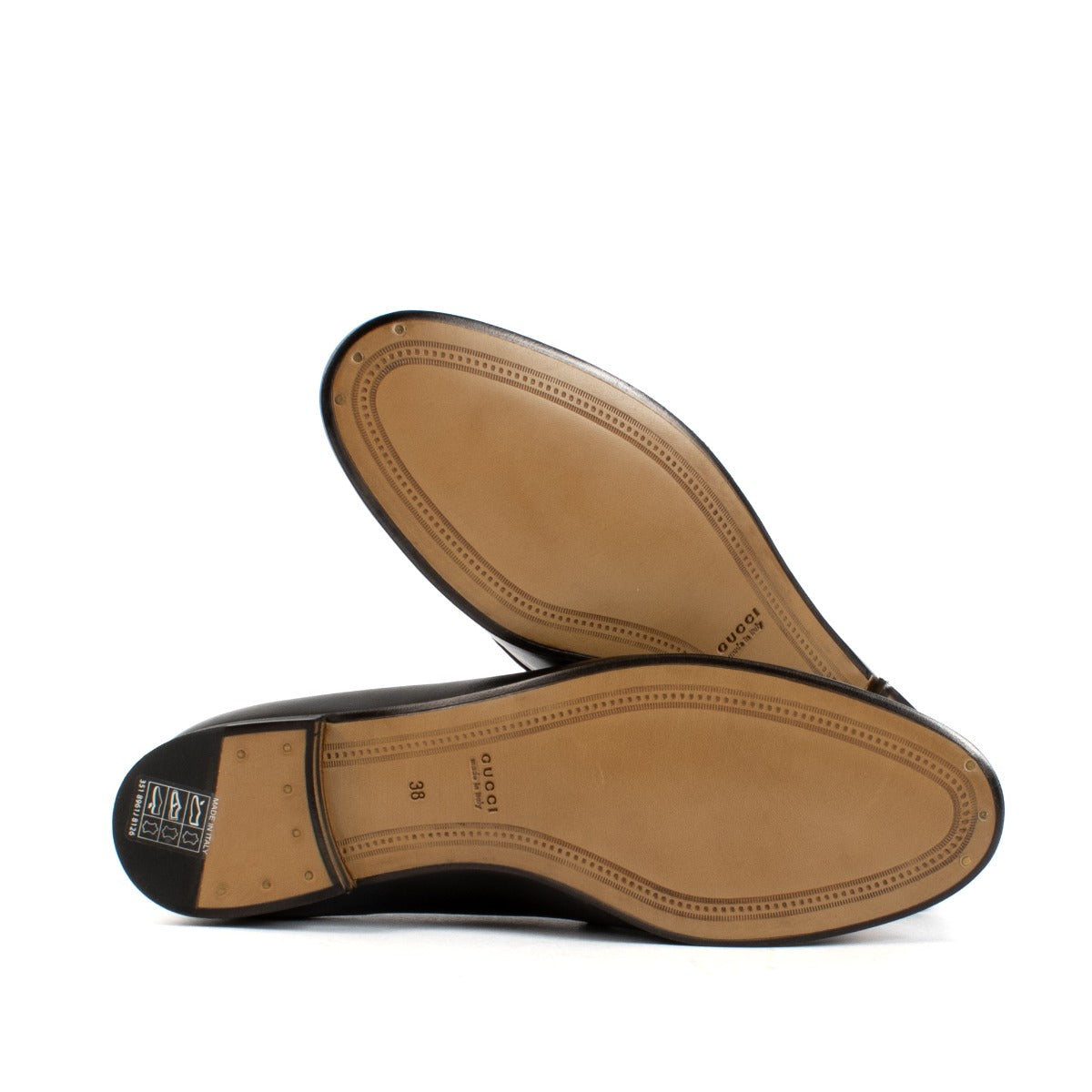 Shop 100% authentic secondhand Gucci Black Princetown Flats - Size 38 on Labellov.com