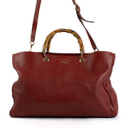 Shop 100% authentic secondhand Gucci Red Bamboo Shopper Tote on Labellov.com