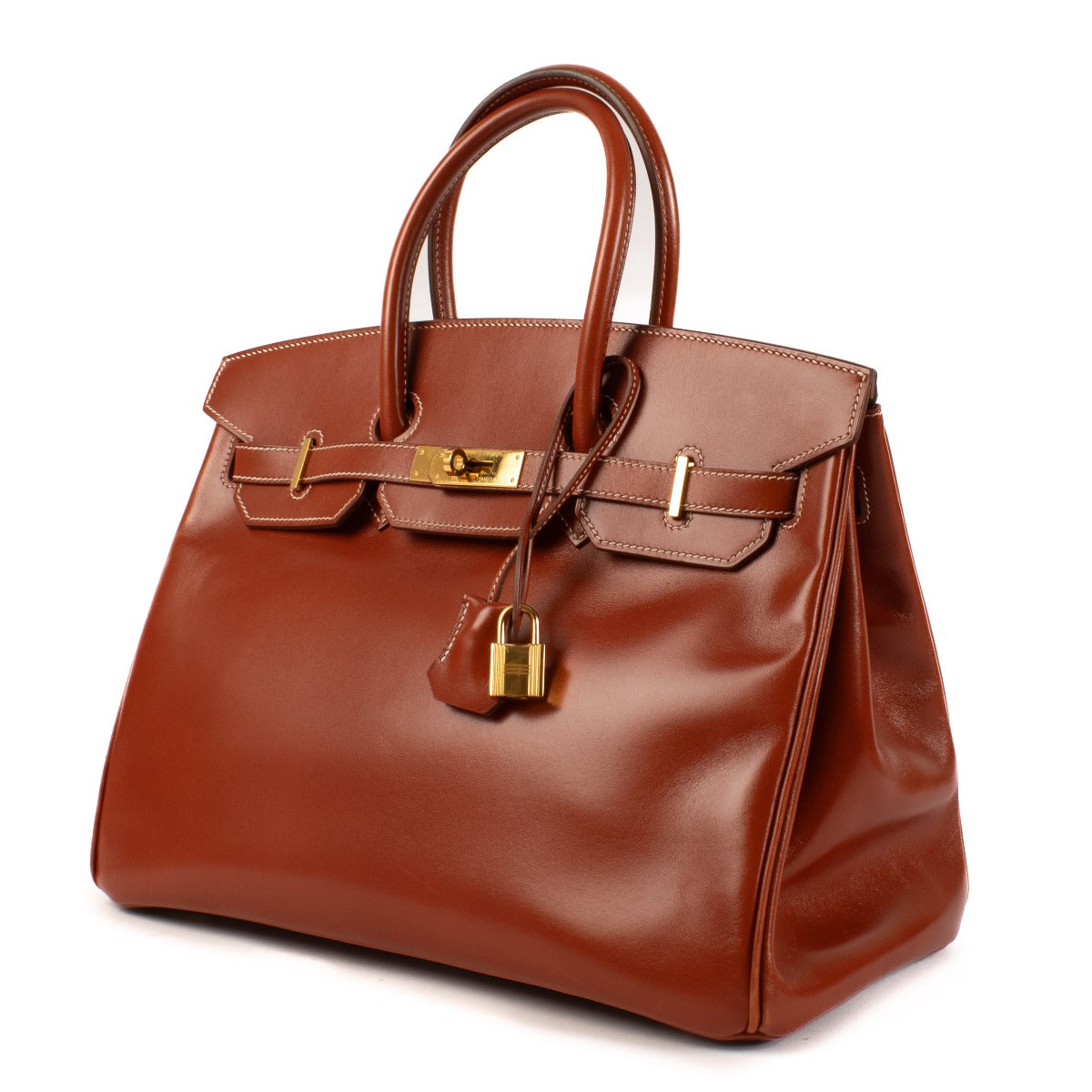 Hermès Birkin 35 Brique Box GHW