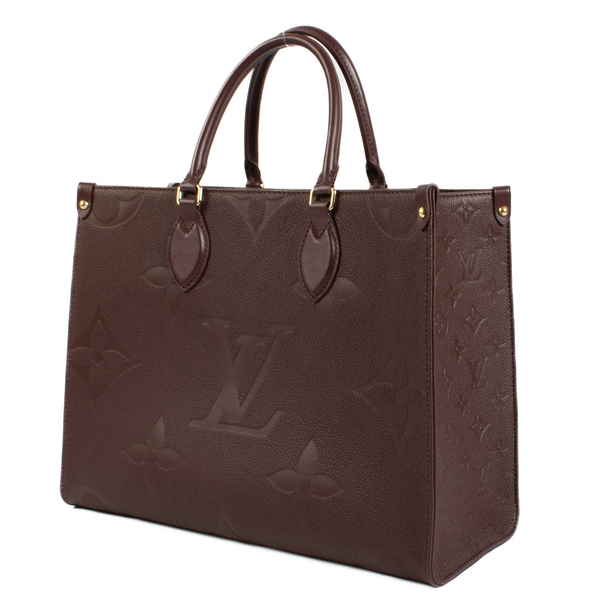 Louis Vuitton Wijn Monogram Empreinte Onthego MM Tas