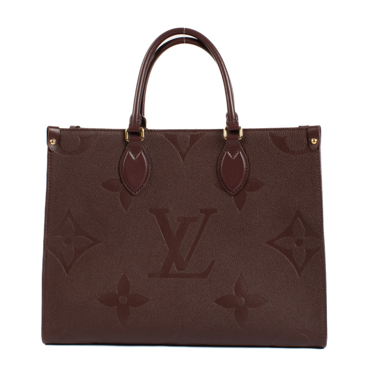 Louis Vuitton Wijn Monogram Empreinte Onthego MM Tas