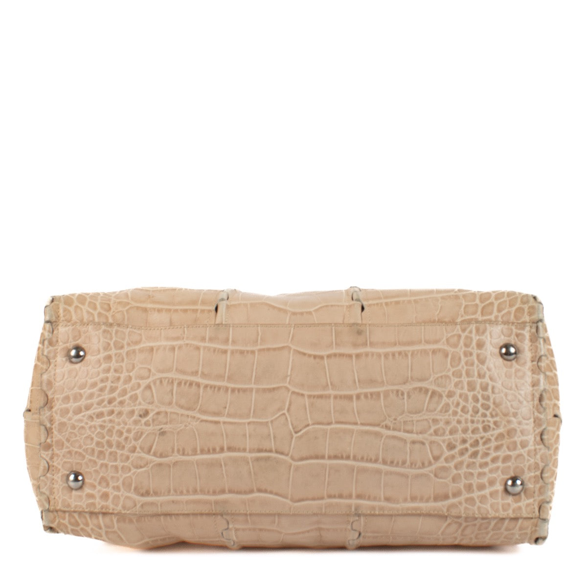 shop 100% authentic second hand Alaïa Pink Crocodile Embossed Bag on Labellov.com