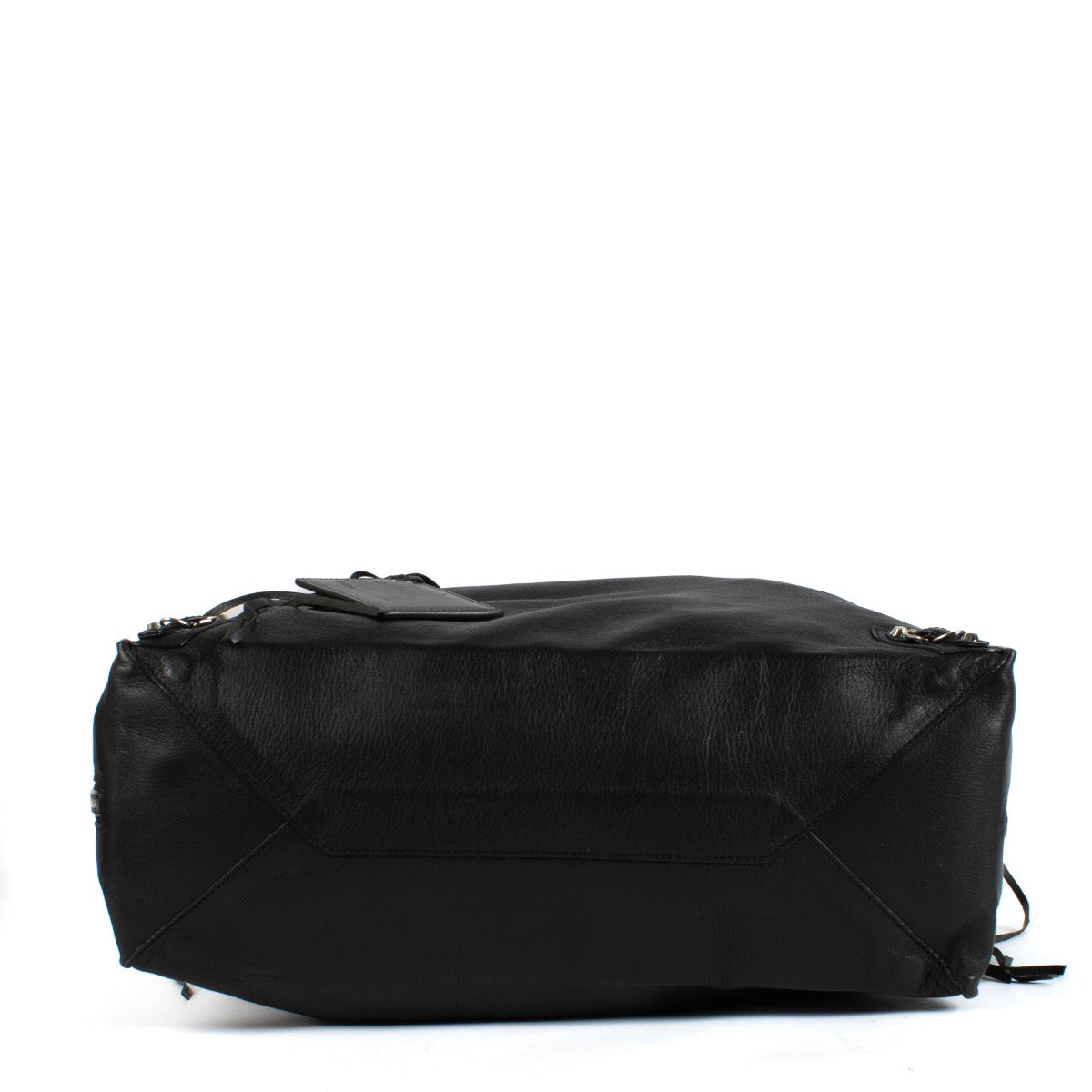 shop 100% authentic second hand Balenciaga Black Leather A4 Tote Bag on Labellov.com