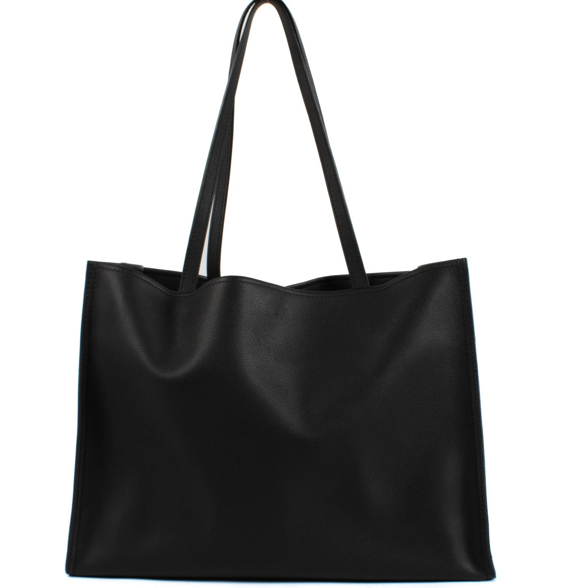 Sac cabas D Delvaux en veau Rodeo noir