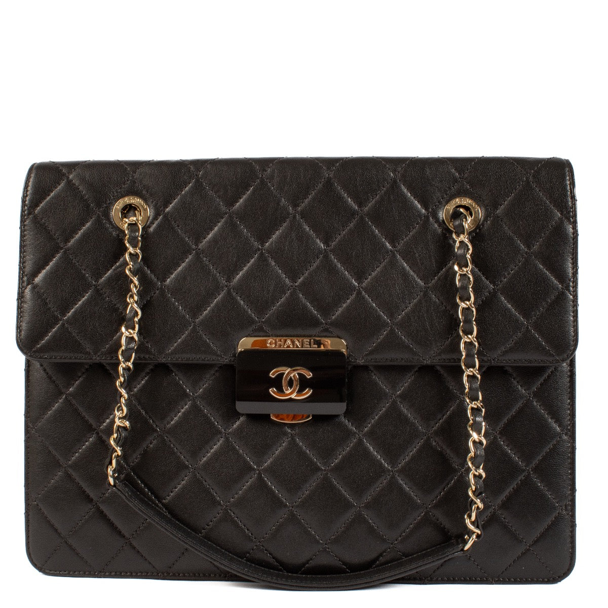shop 100% authentic second hand Chanel Black Beauty Lock Shoulder Bag on Labellov.com