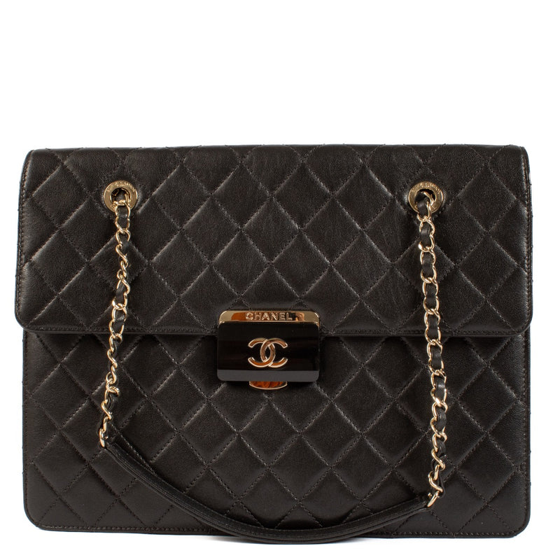 shop 100% authentic second hand Chanel Black Beauty Lock Shoulder Bag on Labellov.com