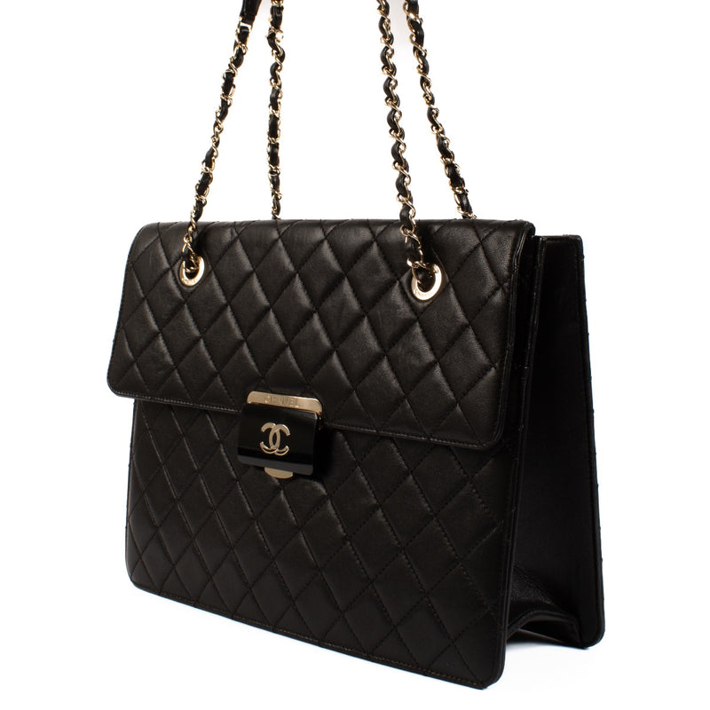 shop 100% authentic second hand Chanel Black Beauty Lock Shoulder Bag on Labellov.com