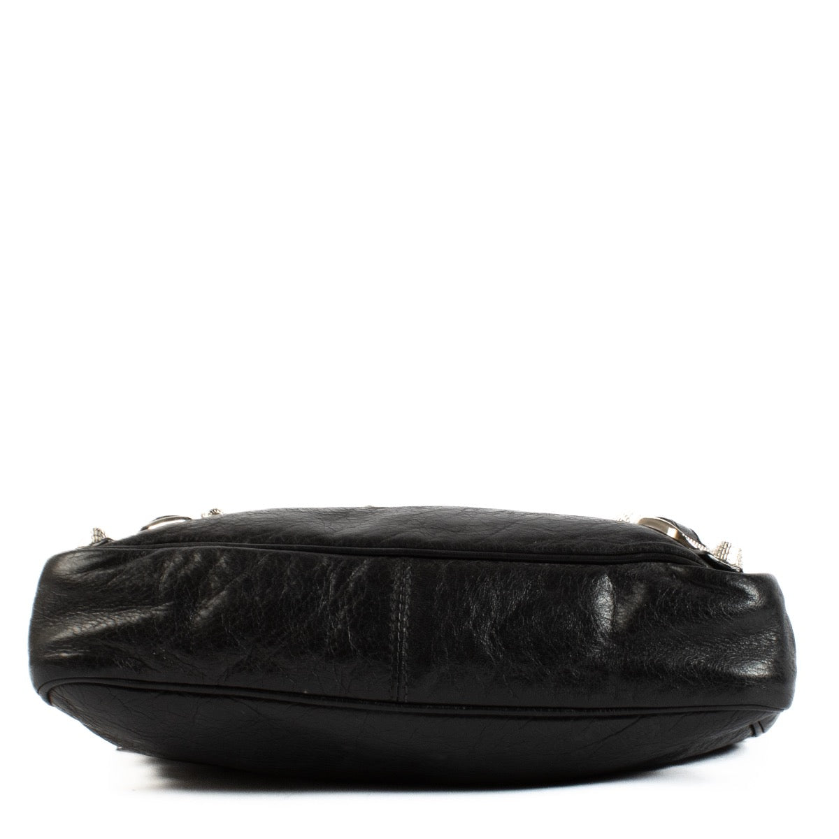 Shop safe online at Labellov in Antwerp and Knokke this 100% authentic second hand Balenciaga Black Giant 12 Hip Crossbody Bag