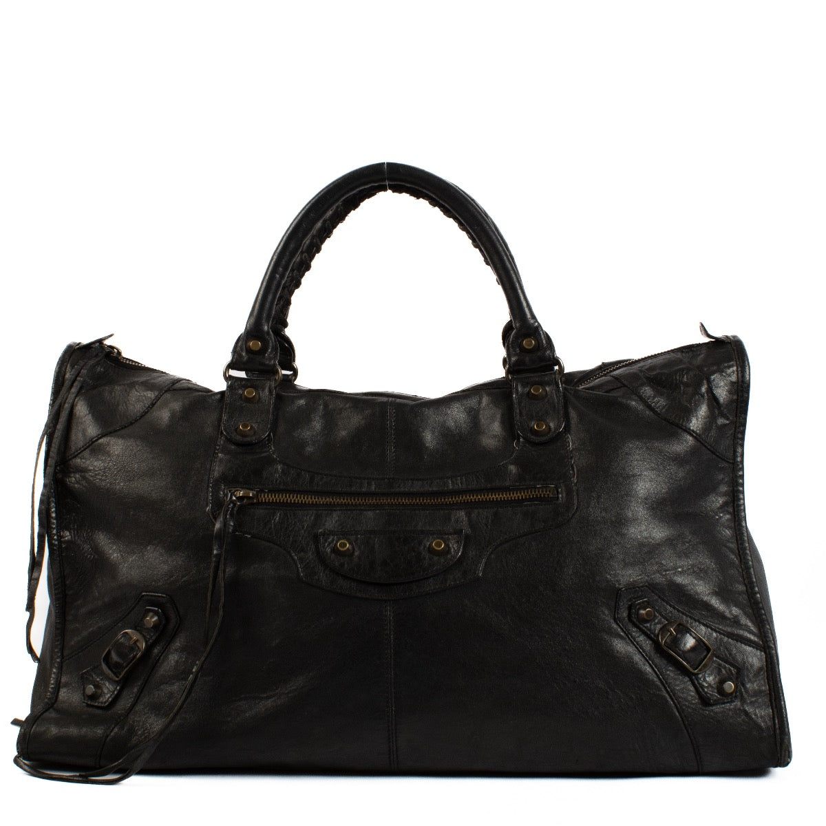 Authentic second hand designer luxury Balenciaga Black Classic City Bag on www.labellov.com