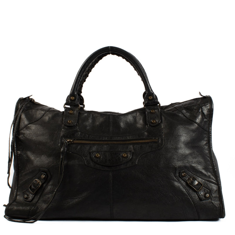 Authentic second hand designer luxury Balenciaga Black Classic City Bag on www.labellov.com