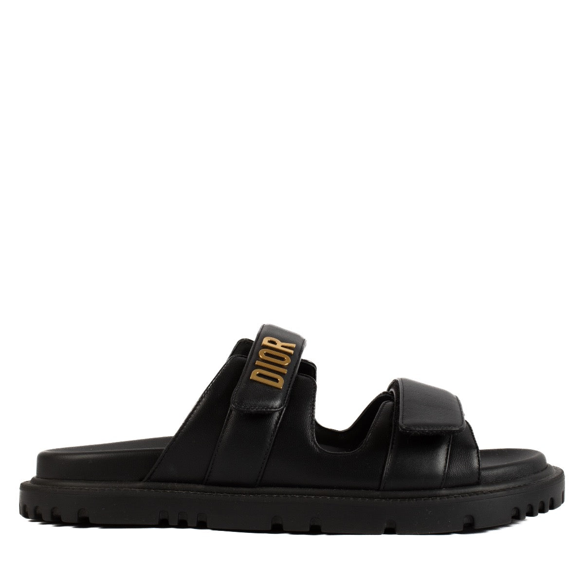 Shop safe online at Labellov in Antwerp, Brussels and Knokke this 100% authentic second hand Christian Dior Black Dioract Sandals - Size 39