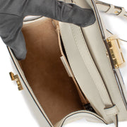Shop safe online at Labellov in Antwerp, Brussels and Knokke this 100% authentic second hand Gucci White Sylvie Mini Crossbody Bag