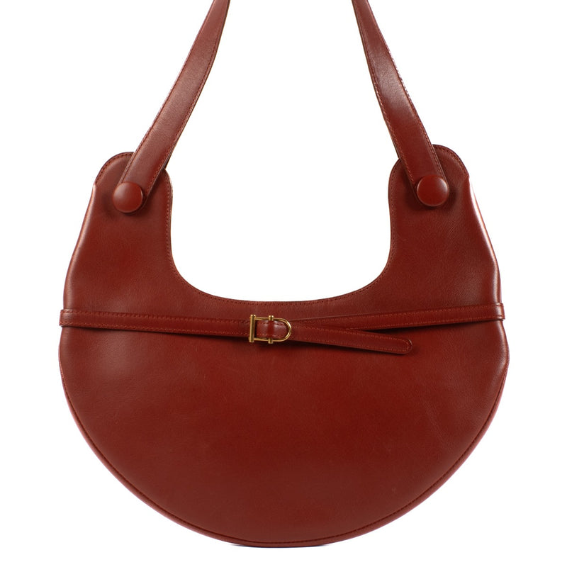 Shop safe online at Labellov in Antwerp, Brussels and Knokke this 100% authentic second hand Delvaux Red Railway Shoulder Bag