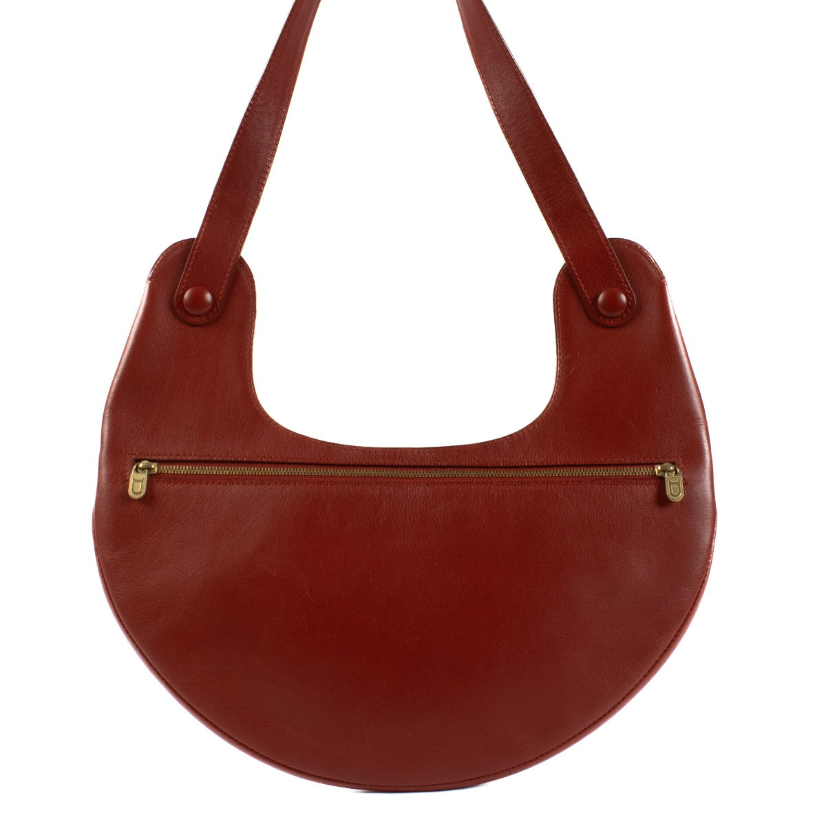 Shop safe online at Labellov in Antwerp, Brussels and Knokke this 100% authentic second hand Delvaux Red Railway Shoulder Bag