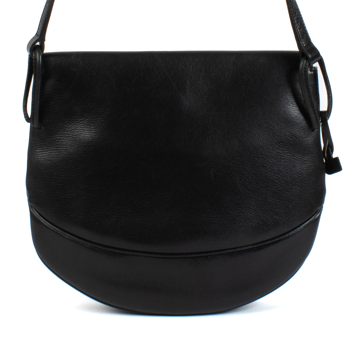 shop 100% authentic second hand Delvaux Black Leather Crossbody Bag on Labellov.com