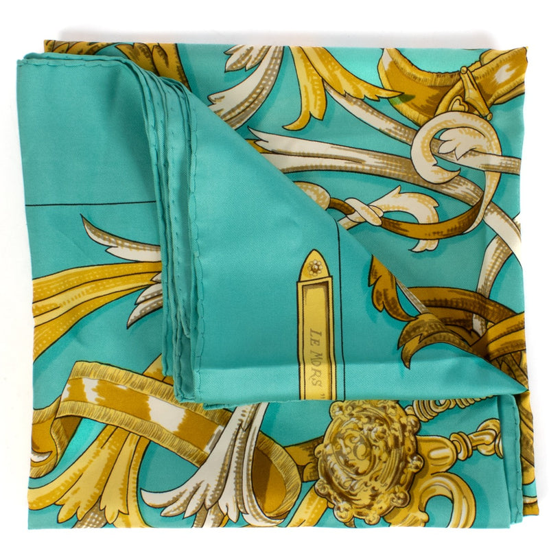 shop 100% authentic second hand Hermès Le Mors 'A La Constable' Silk Scarf on Labellov.com