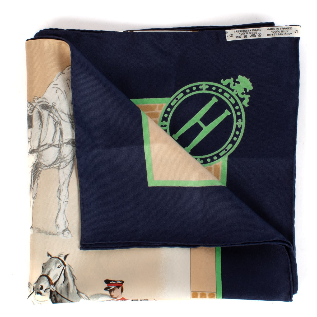 shop 100% authentic second hand Hermès Les Haras Nationaux Silk Scarf on Labellov.com