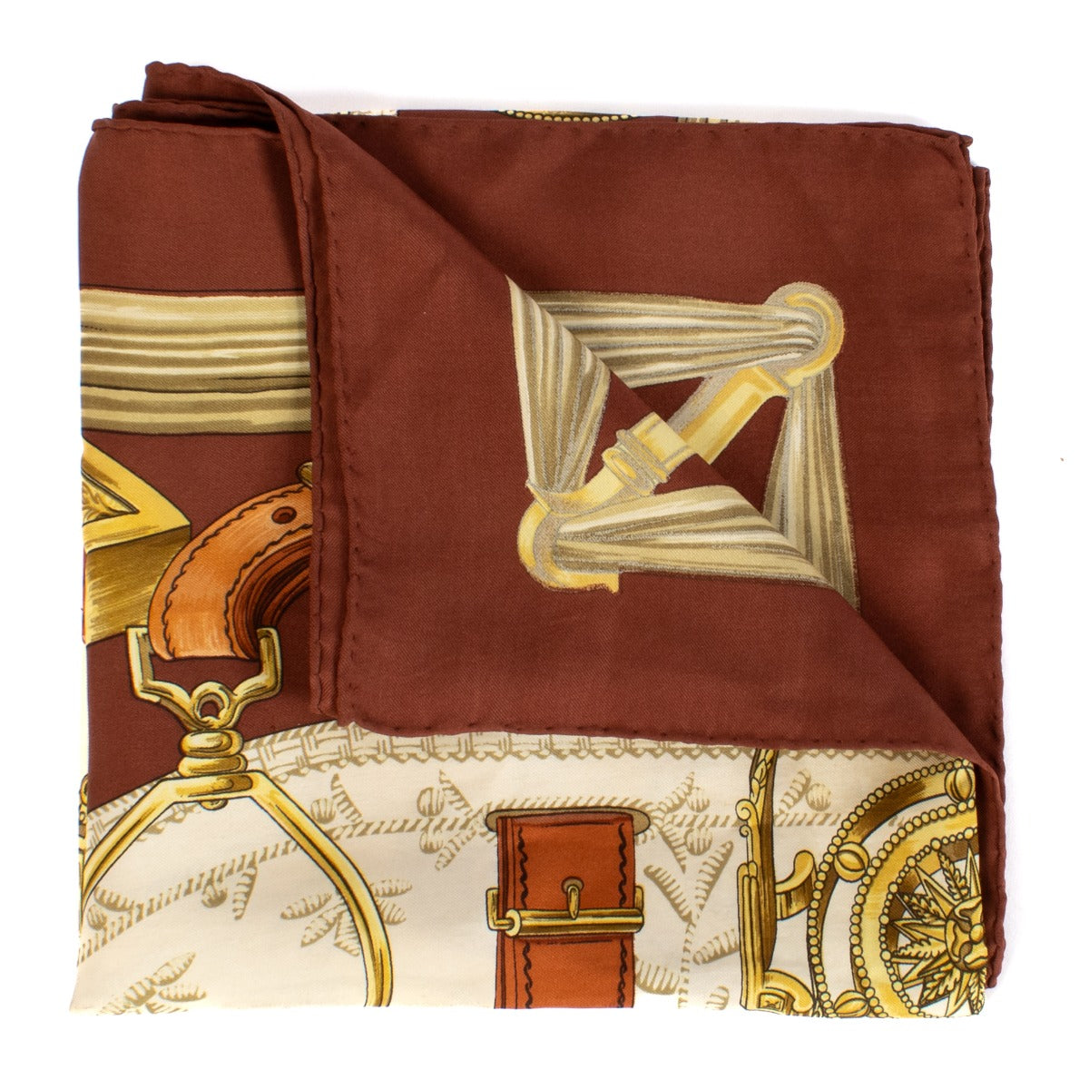 shop 100% authentic second hand Hermès Etriers Silk Scarf on Labellov.com