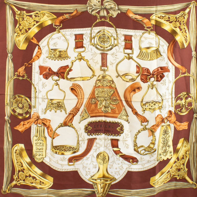 shop 100% authentic second hand Hermès Etriers Silk Scarf on Labellov.com