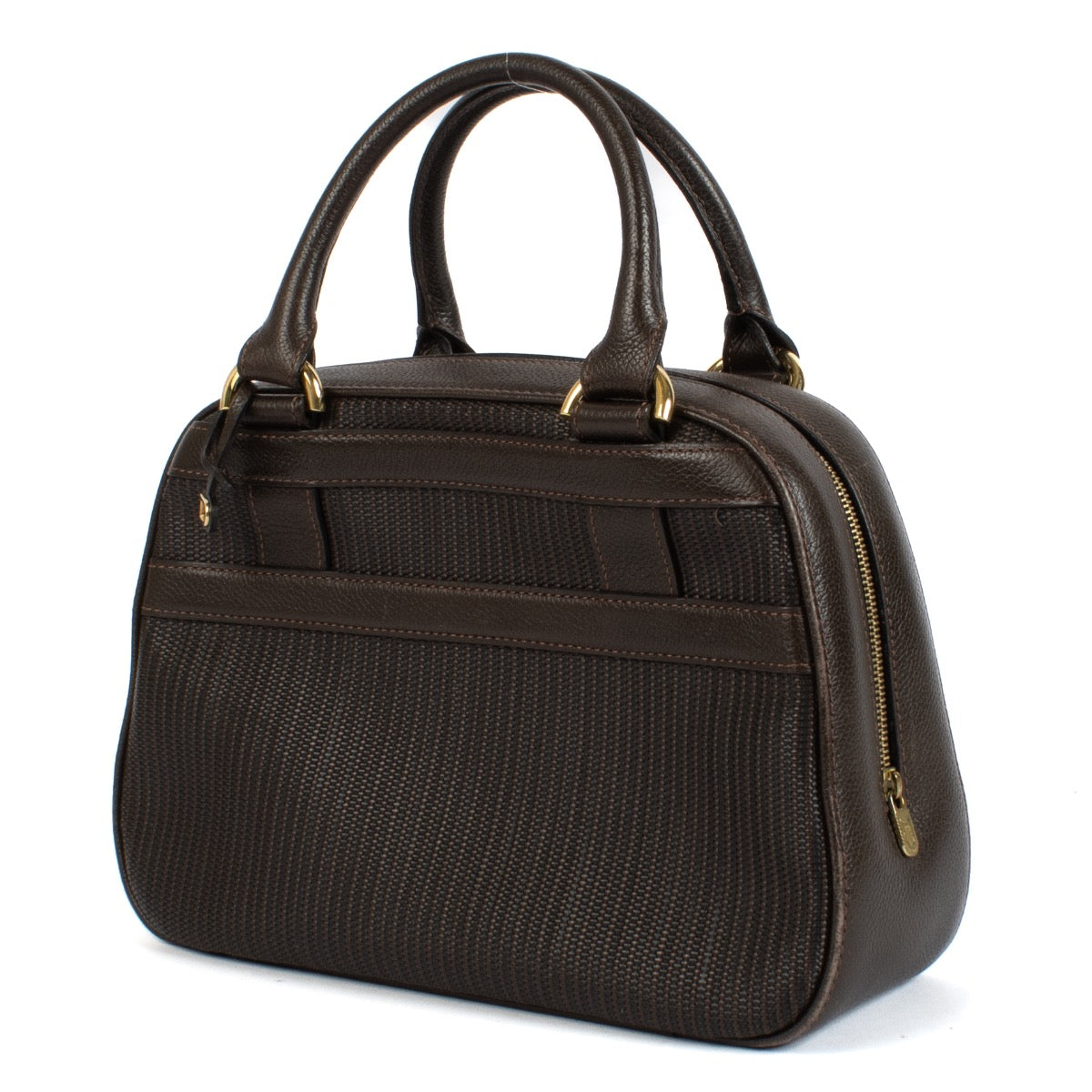 shop 100% authentic second hand Delvaux Brown Toile De Cuir Bag on Labellov.com