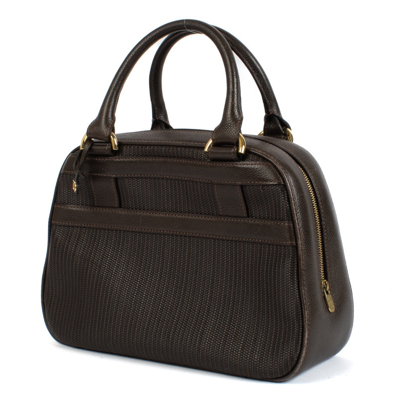 shop 100% authentic second hand Delvaux Brown Toile De Cuir Bag on Labellov.com