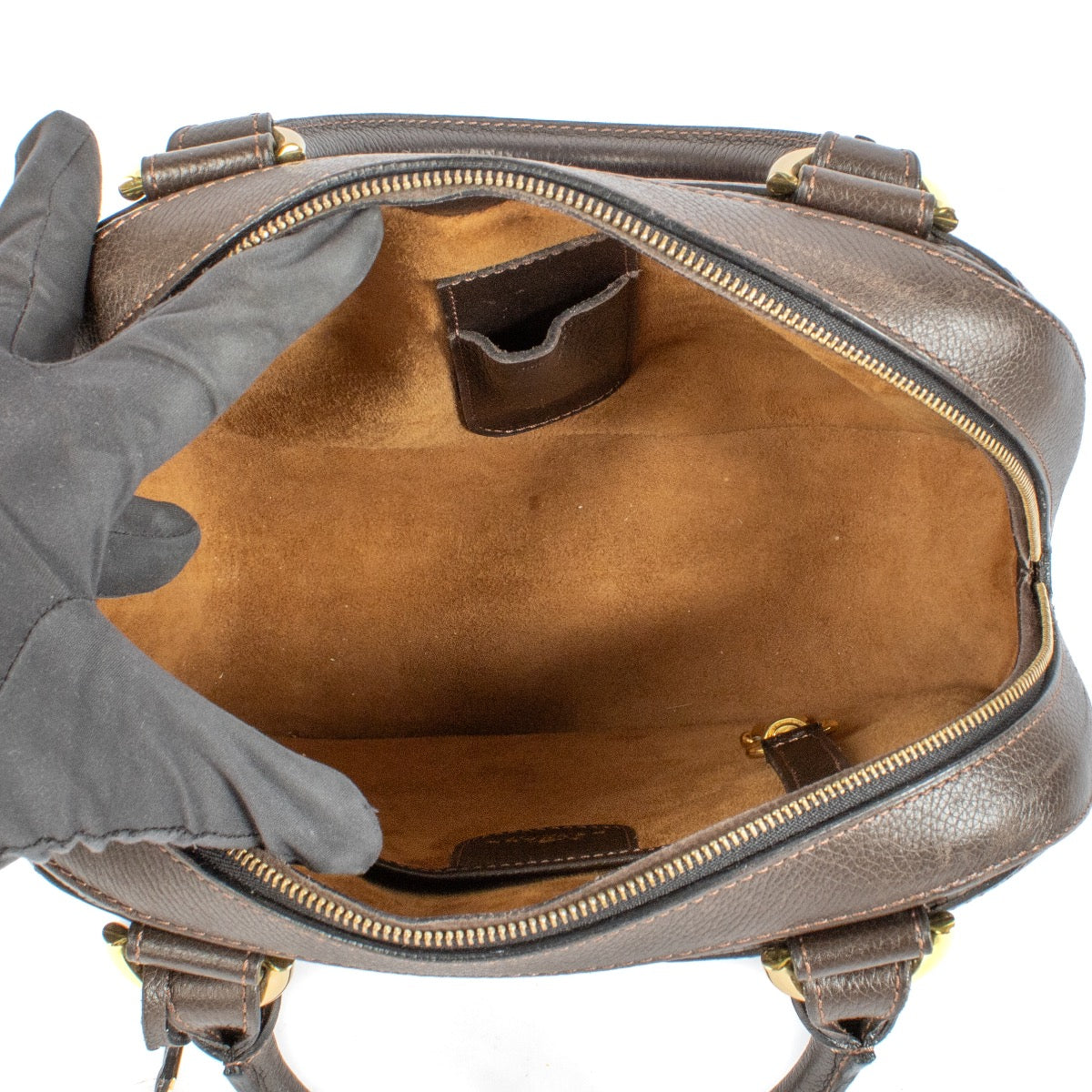 shop 100% authentic second hand Delvaux Brown Toile De Cuir Bag on Labellov.com