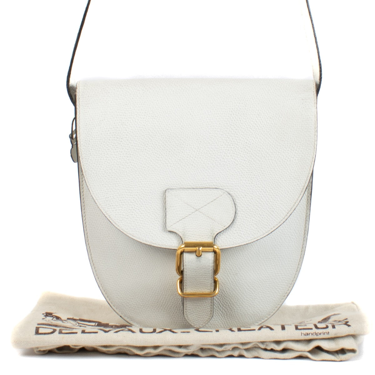 shop 100% authentic second hand Delvaux White Leather Crossbody Bag on Labellov.com