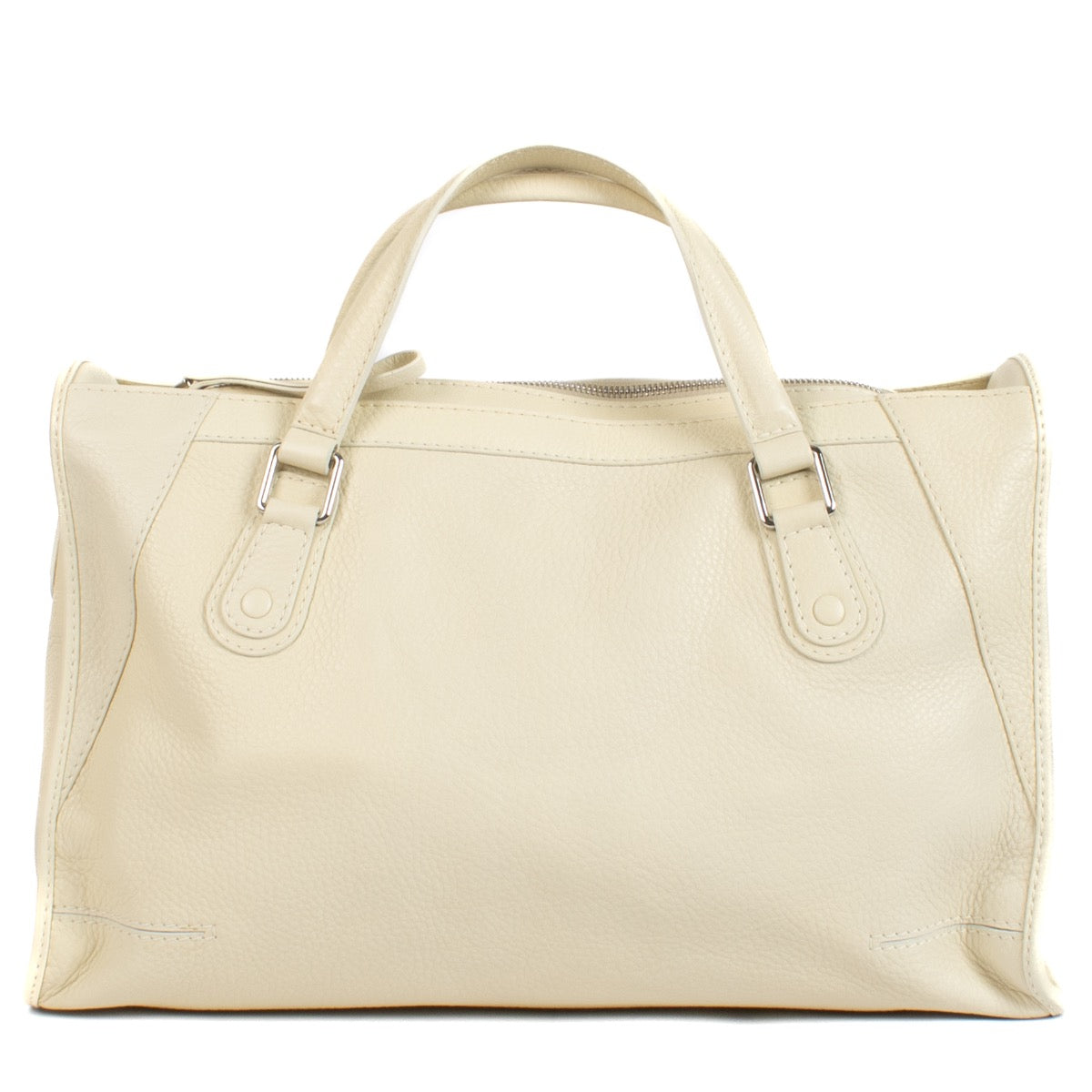 shop 100% authentic second hand Delvaux White Top Handle Bag on Labellov.com