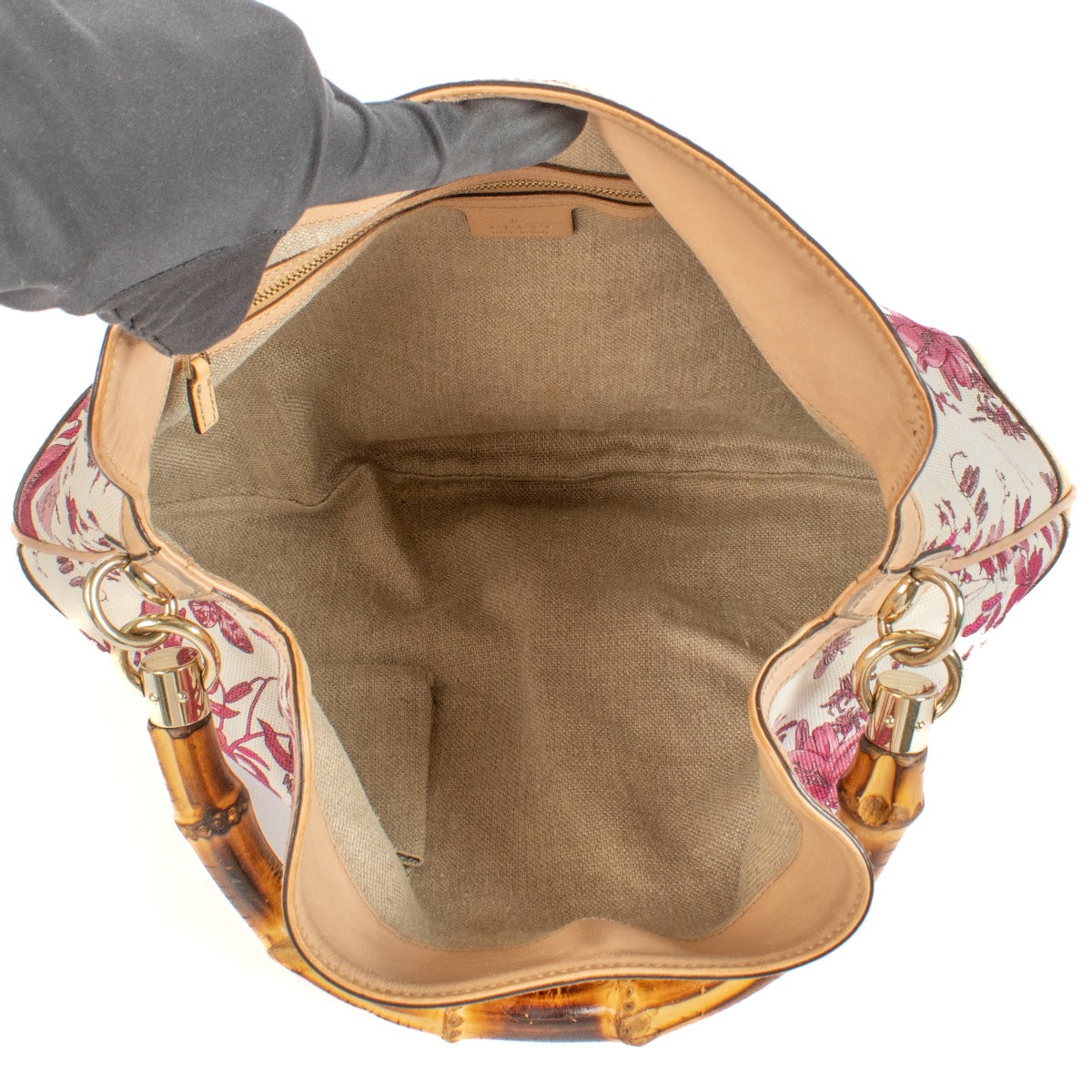 Shop 100% authentic secondhand Gucci Floral Peggy Bamboo Top Handle Bag on Labellov.com
