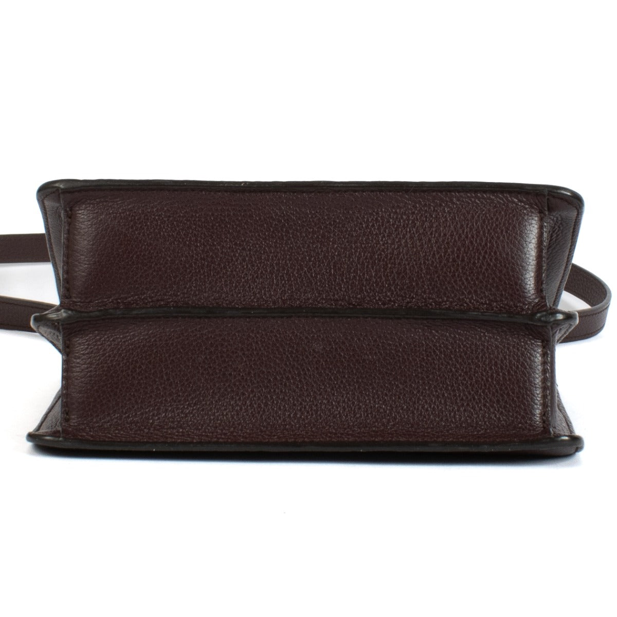 Sac Harlow à poignée supérieure en cuir bordeaux Mulberry