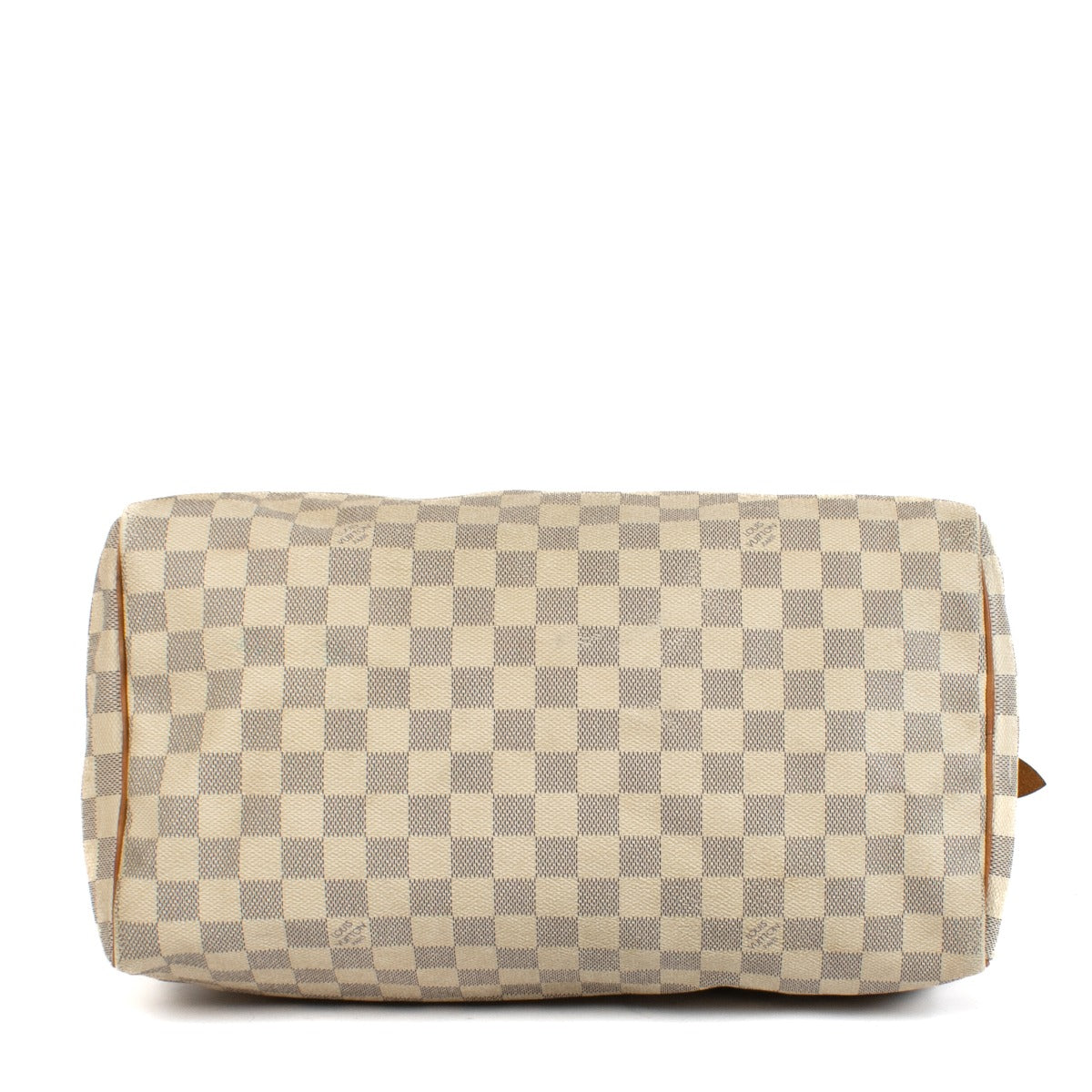 Shop safe online at Labellov in Antwerp, Brussels and Knokke this 100% authentic second hand Louis Vuitton Damier Azur Speedy 35 Top Handle Bag