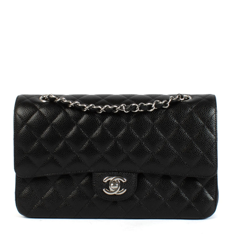 Chanel Black Caviar Medium Classic 11.12 Bag