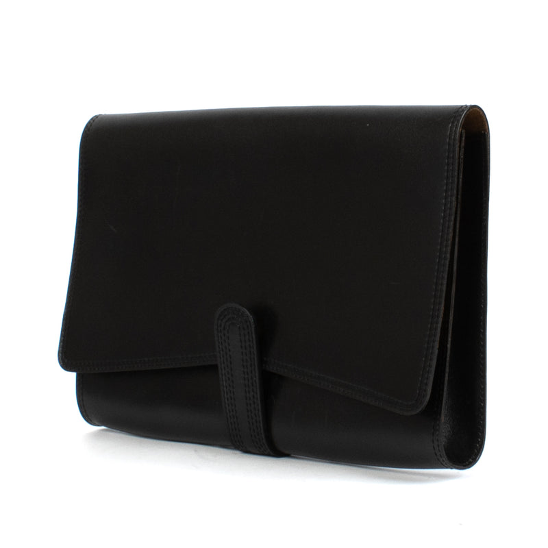 shop 100% authentic second hand Delvaux Black Leather Vintage Clutch on Labellov.com