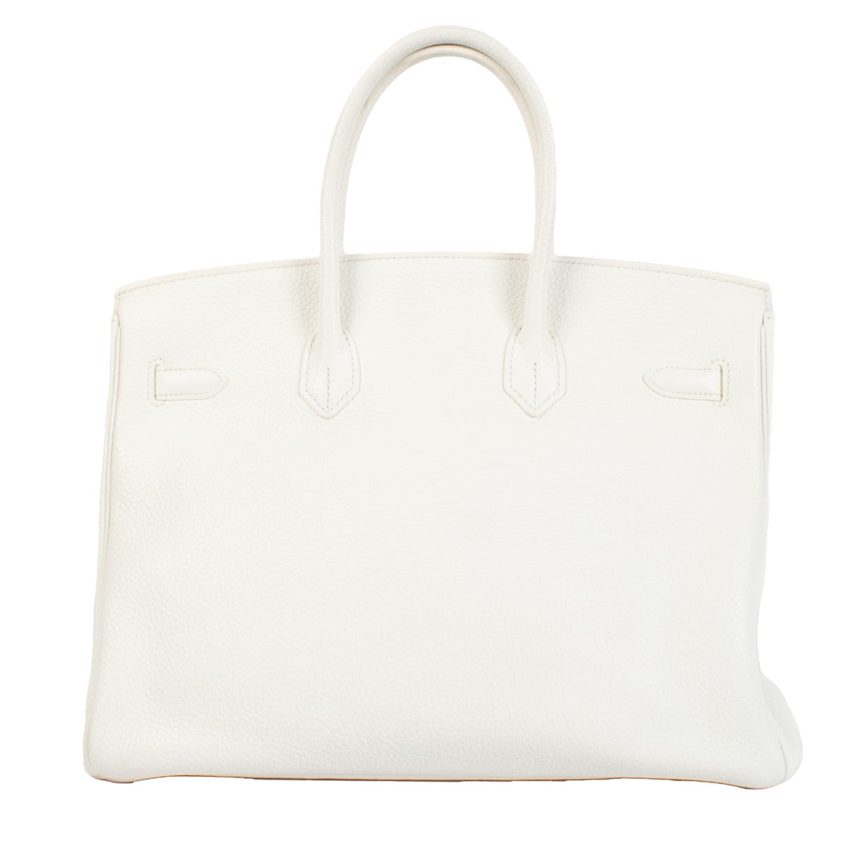 Hermès Birkin Club 35 White/Gris Perle/Sanguine Clemence/Lizard PHW