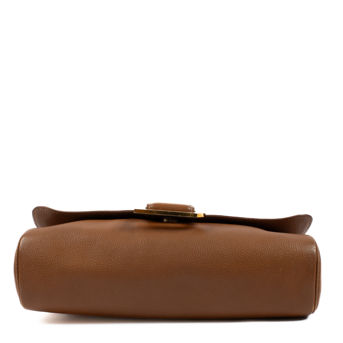 Delvaux Cognac Leather Passerelle Bag