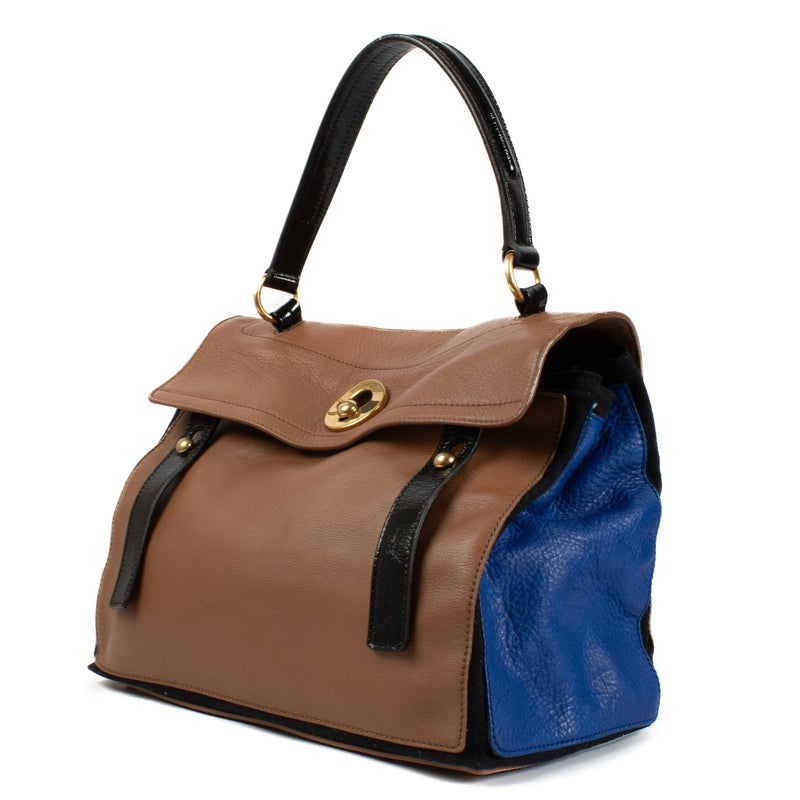 Yves Saint Laurent Tri-Color Muse Two Small Handbag