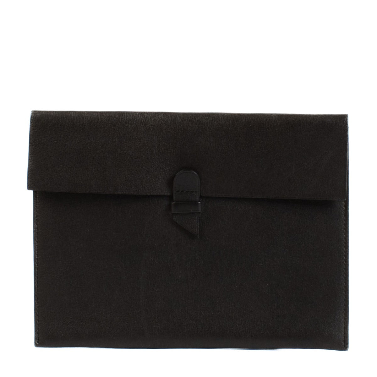 Delvaux Black Leather Small Pouch