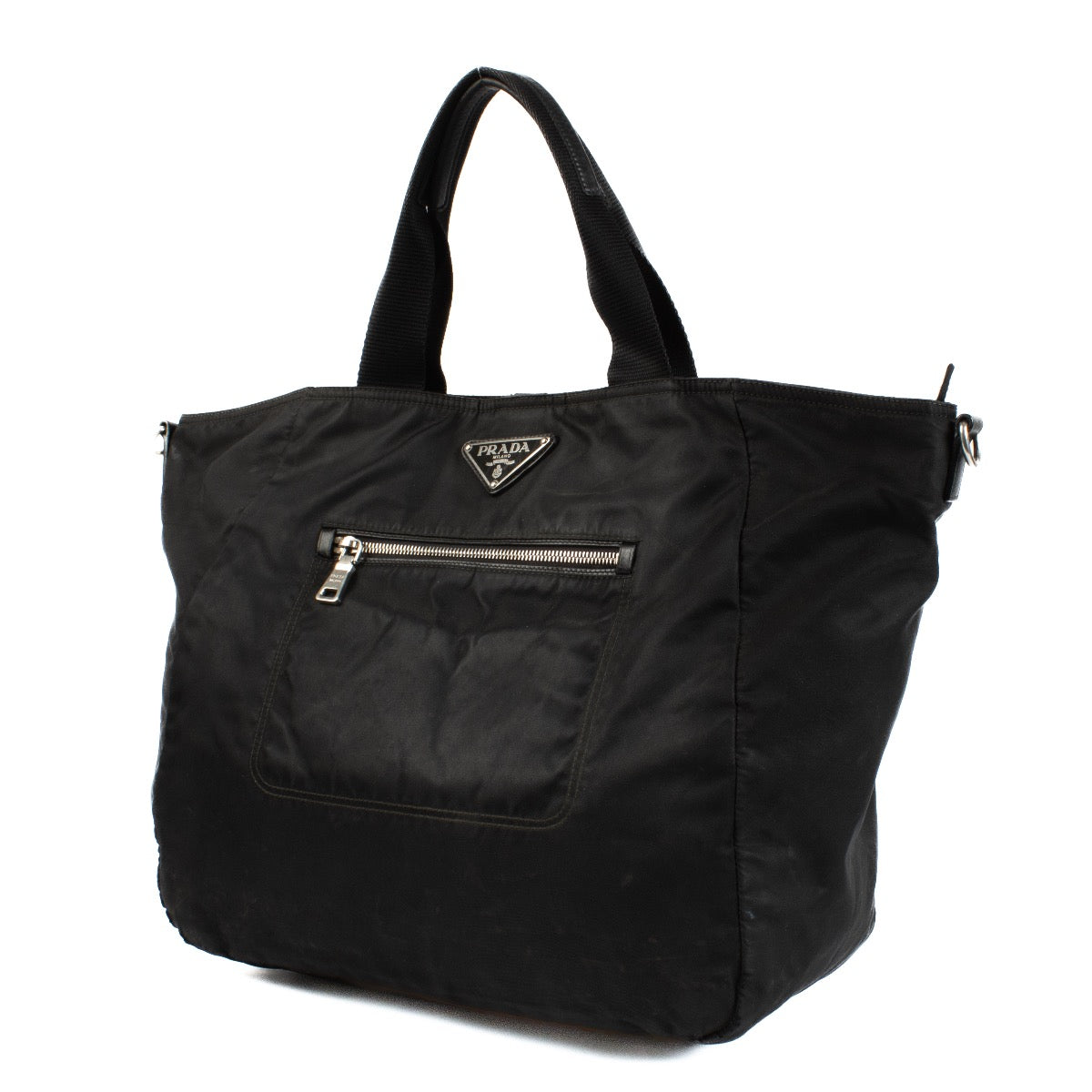 shop 100% authentic second hand Prada Black Nylon Shoulder Bag on Labellov.com