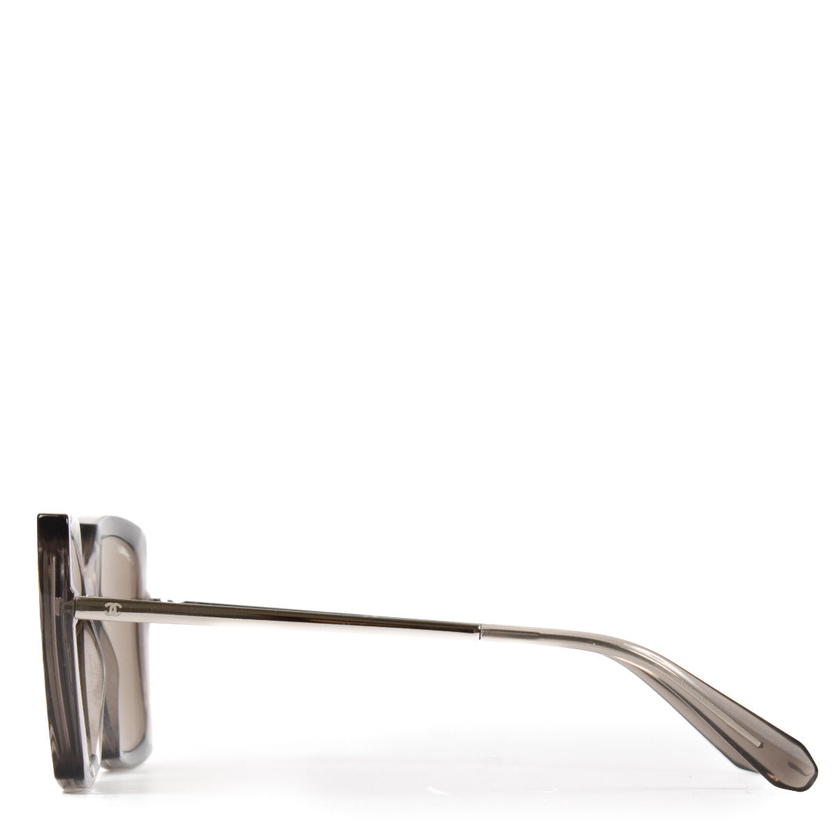 Chanel Grey Mirror Sunglasses