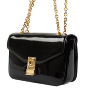 shop 100% authentic second hand Celine Black Patent Leather Medium C Bag on Labellov.com