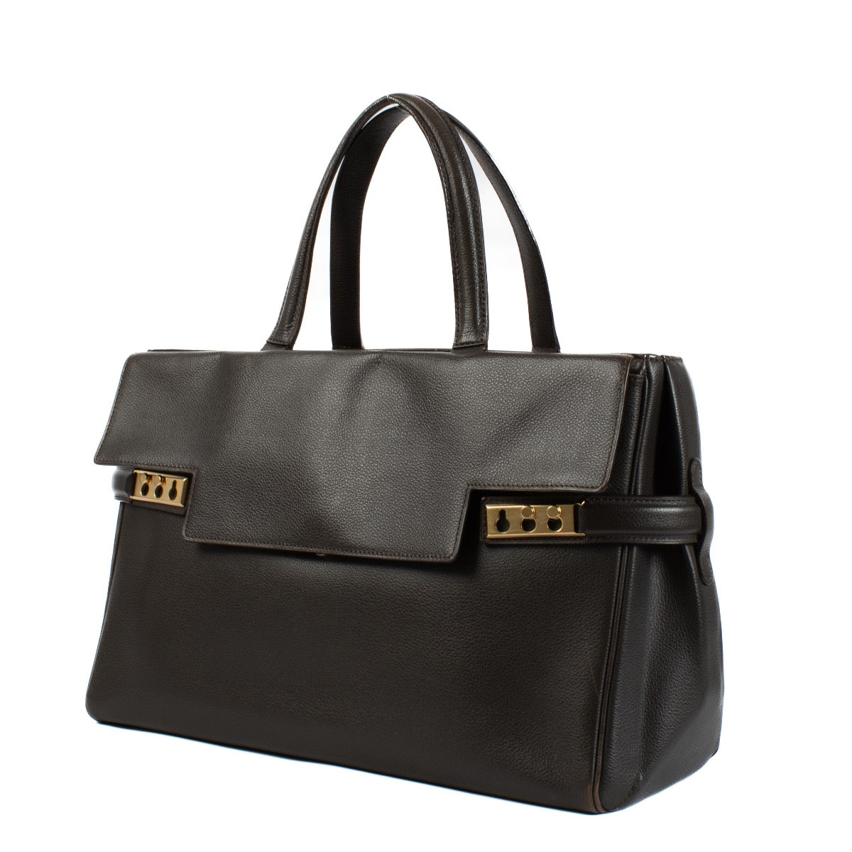 shop 100% authentic second hand Delvaux Brown Tempête Business Bag on Labellov.com