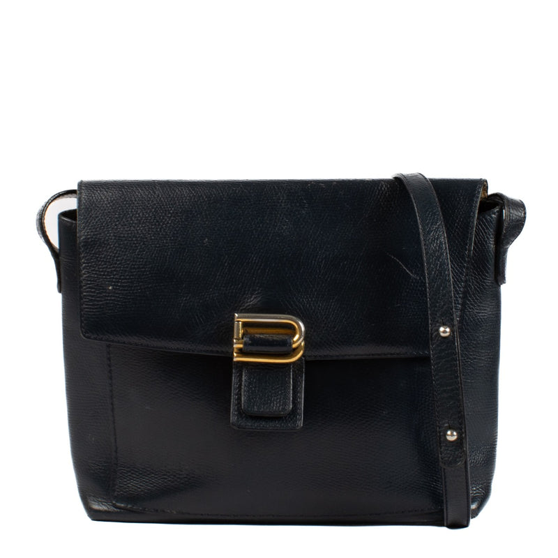 shop 100% authentic second hand Delvaux Blue Vintage Crossbody Bag on Labellov.com