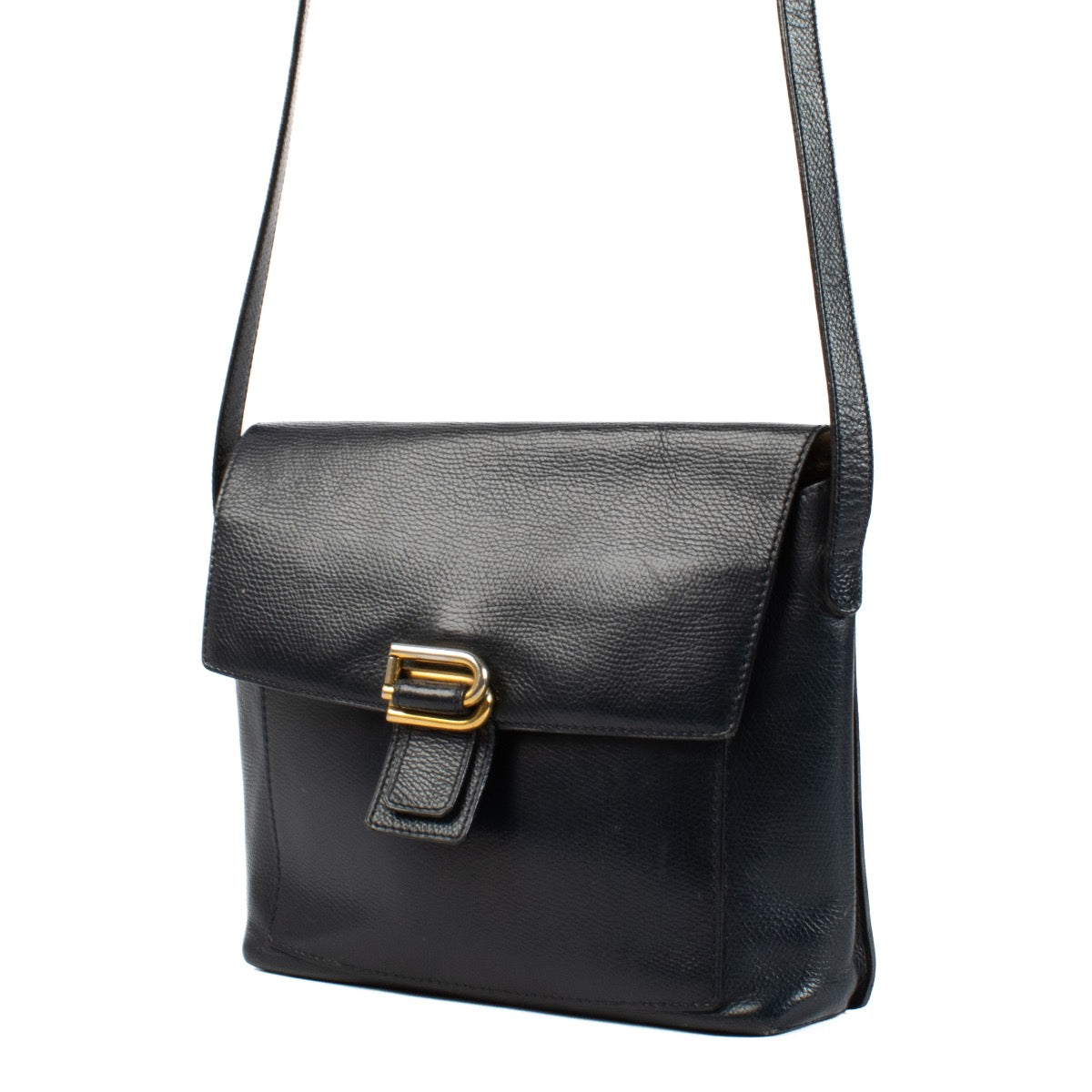 shop 100% authentic second hand Delvaux Blue Vintage Crossbody Bag on Labellov.com