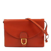 shop 100% authentic second hand Delvaux Vintage Orange Shoulder Bag on Labellov.com