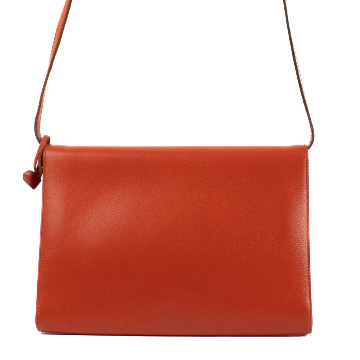 shop 100% authentic second hand Delvaux Vintage Orange Shoulder Bag on Labellov.com