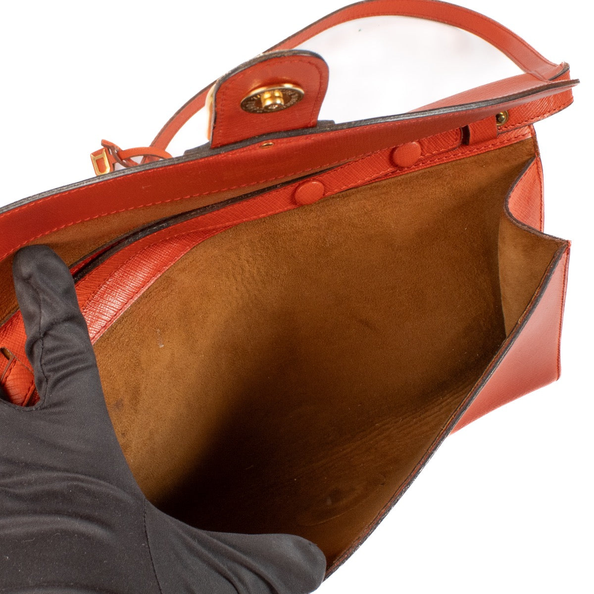 shop 100% authentic second hand Delvaux Vintage Orange Shoulder Bag on Labellov.com