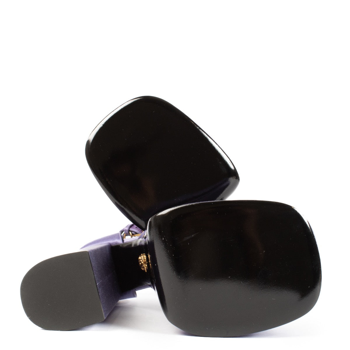shop 100% authentic second hand Versace Medusa Aevitas Purple Platform Pumps - size 38 on Labellov.com